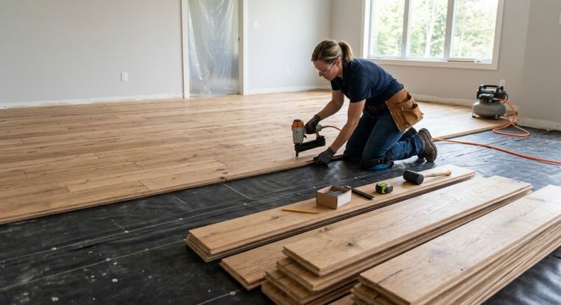 Plank Floor Installation
