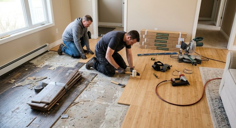 Bamboo Flooring Installation in Reston, VA