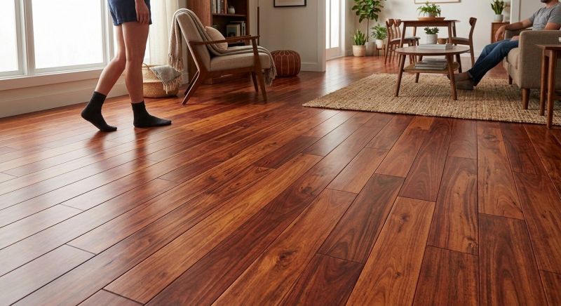 Cherry Floor Installation in Sterling, VA