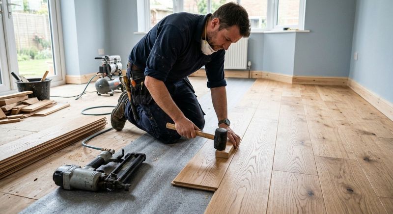 Hardwood Floor Installation in Bristow, VA