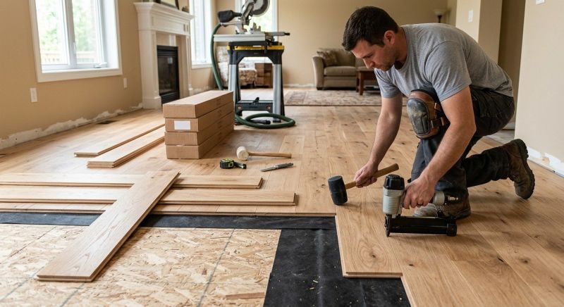 Hardwood Floor Installation in Clifton, VA