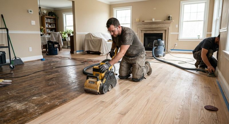 Hardwood Floor Renovation in Reston, VA