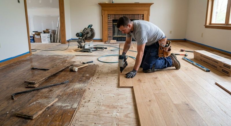 Hardwood Replacement in Ashton, MD