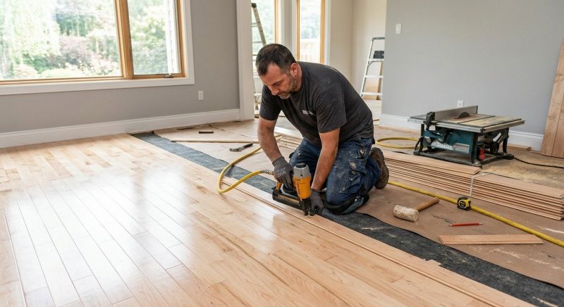 Maple Flooring Installation in Fairfax County, VA