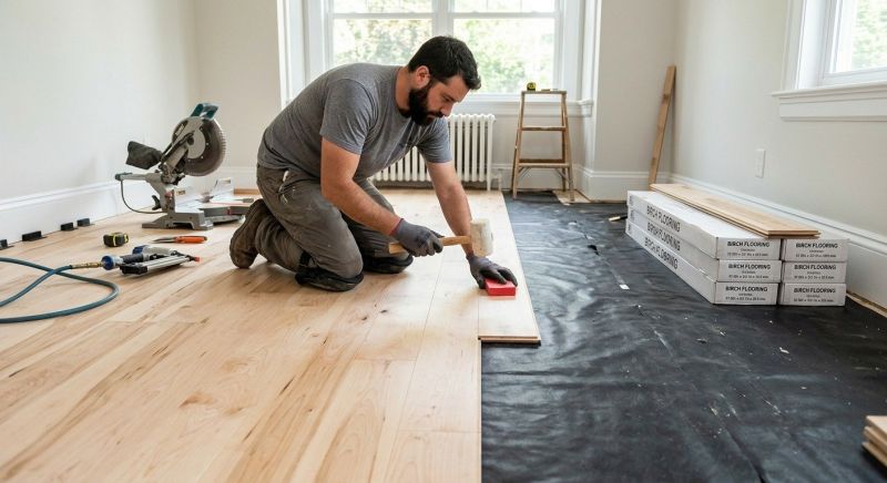Maple Flooring Installation in Leesburg, VA