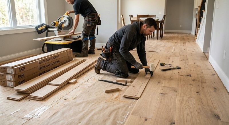 Oak Floor Installation in Cabin John, MD