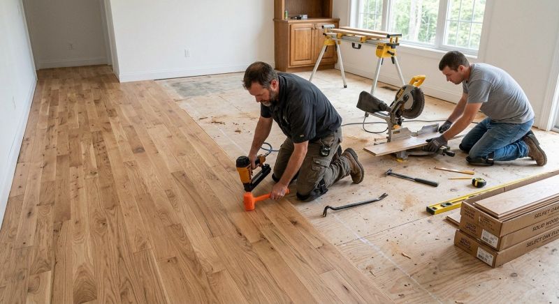 Oak Floor Installation in Capitol Heights, MD