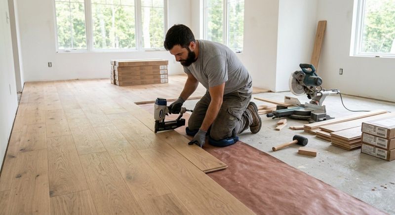 Oak Floor Installation in Haymarket, VA