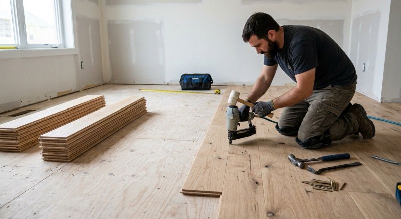 Oak Floor Installation in Poolesville, MD