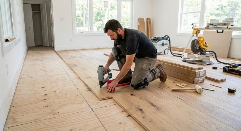 Oak Floor Installation in Silver Spring, MD