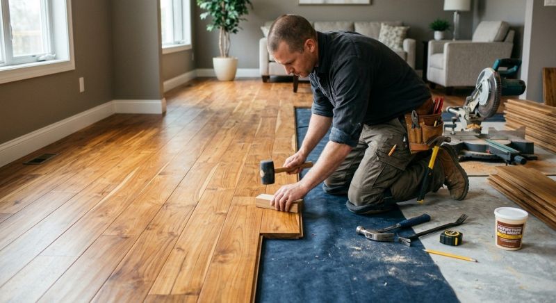 Teak Flooring Installation in Reston, VA