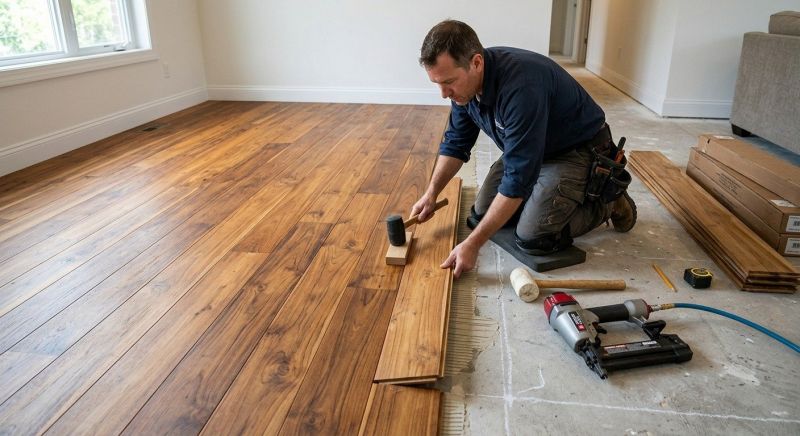 Teak Flooring Installation in Reston, VA
