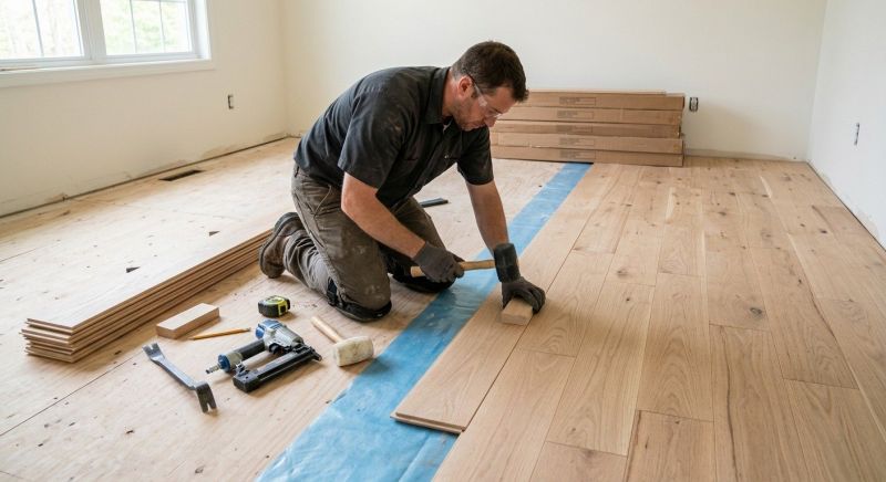Wood Floor Replacement in Annandale, VA