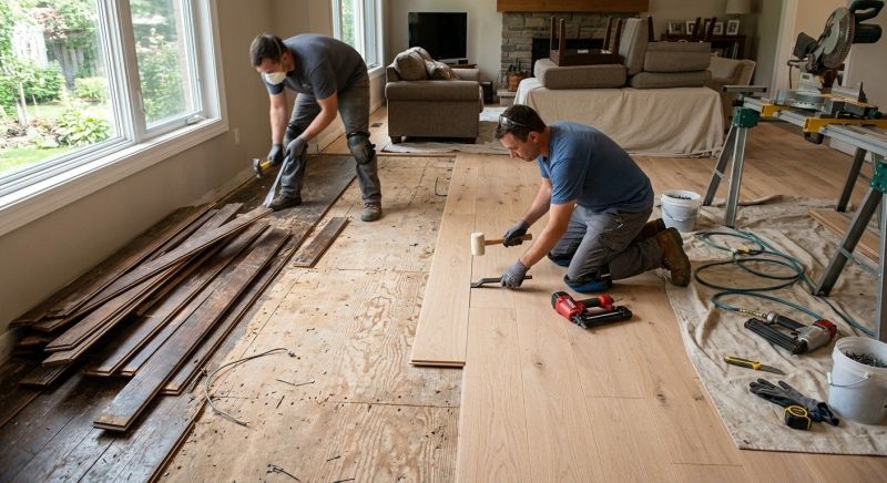 Wood Floor Replacement in Boyds, MD