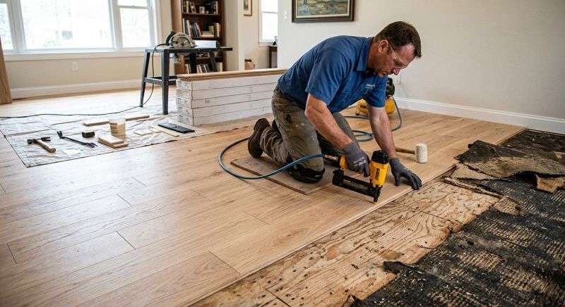 Wood Floor Replacement in Fairfax, VA
