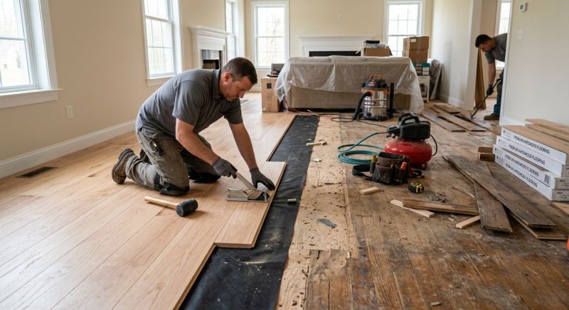 Wood Floor Replacement in Silver Spring, MD